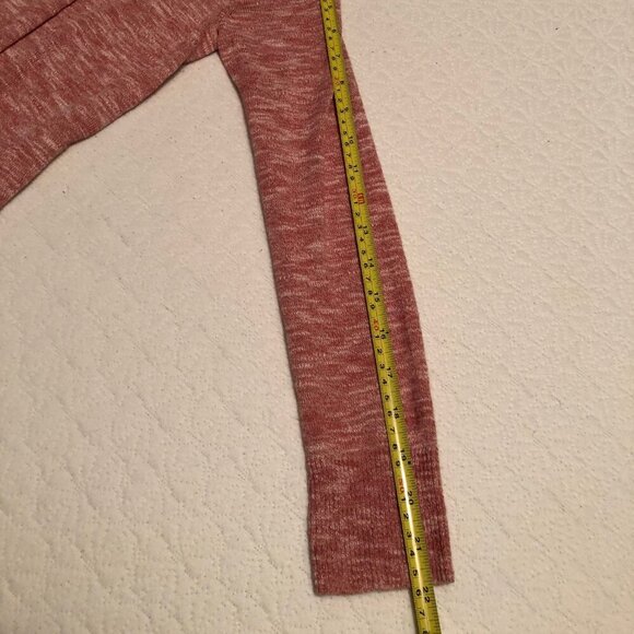 Madewell Bradley Open Front Cotton Blend red/white women Cardigan Size XSmall - Picture 10 of 10